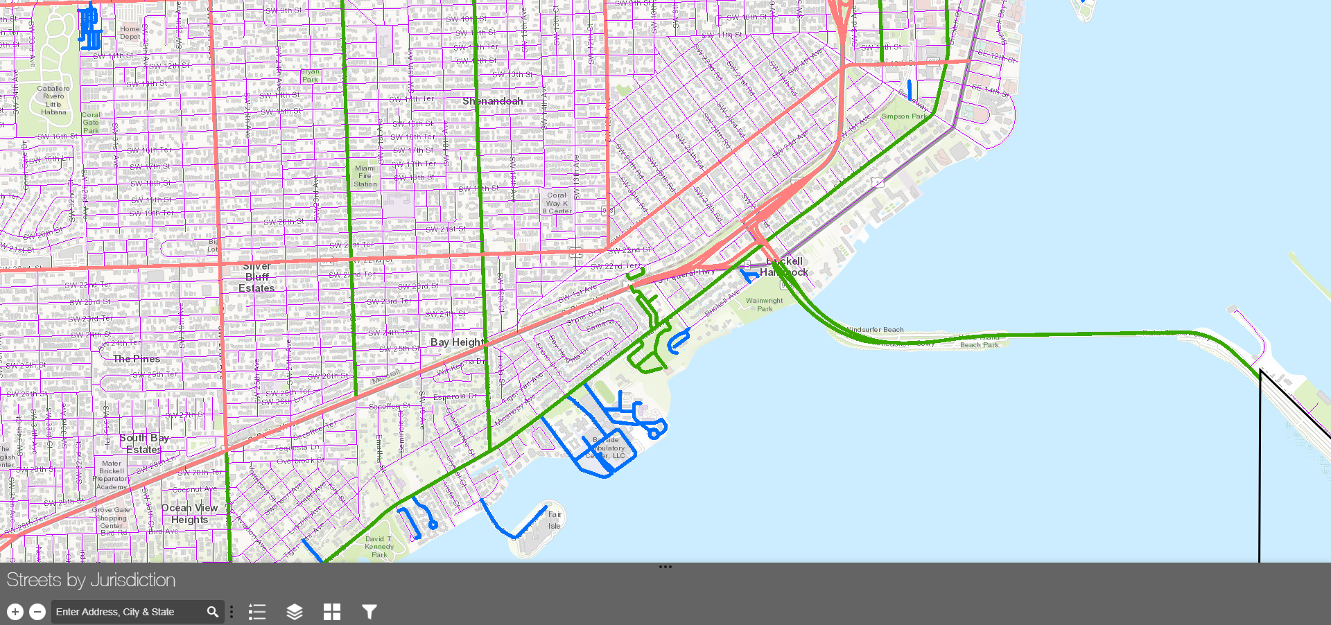 Streets by Jurisdiction